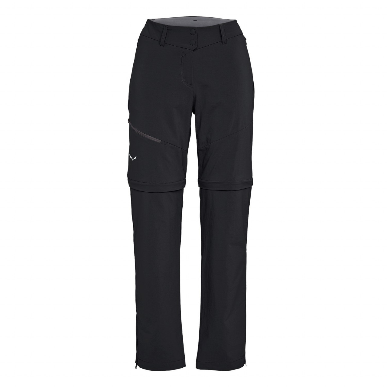 Salewa Women's Puez 2 Durastretch Zip-Off Softshell Pants Black GIA-629348